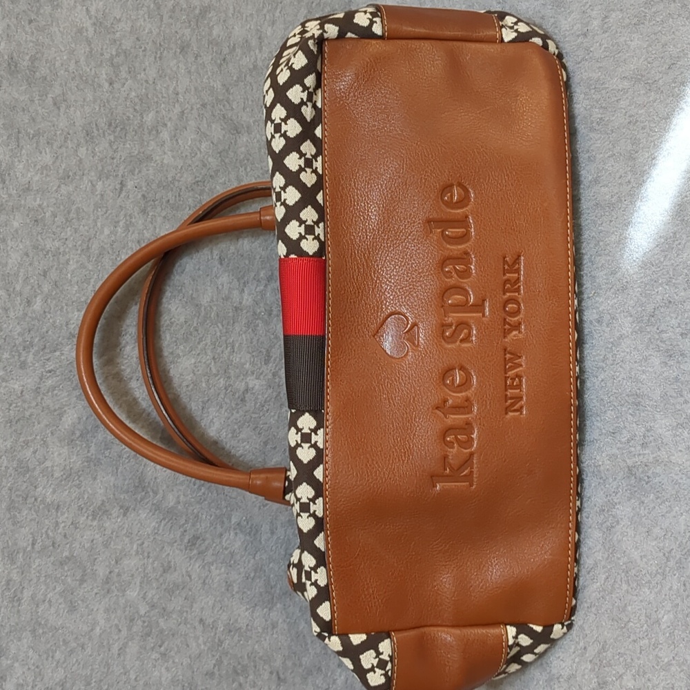 Kate spade tote bag brown/beige/red - Picture 4 of 11